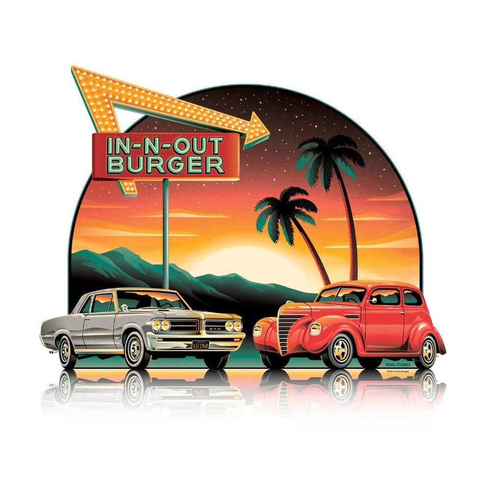 NEW 2021 In-N-Out Burger t-shirt size small - Picture 4 of 6